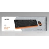 A4 Tech F1010 Q Usb Turuncu Fn-Mm Klv+Optik Mouse Set