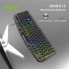 Acer OKW213 Siyah RGB Rainbow Backlit Gaming Keyboard Rainbow (Kablo Uzunluğu 1,5mt)