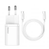 Baseus TZCCSUP-L02 25W C TO C Beyaz Kablo