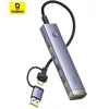 Baseus UltraJoy 6-Port HUB-Uzay Grisi (B00052802811-02)