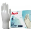 Beybi Lateks Pudrasız Eko (L) Large Beden Muayene Eldiven 100lü Paket