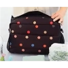 Boubou BSO-1001 Bebek Arabası Organizer Çanta Siyah Puantiyeli
