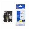Brother TZE-FX261 36 mm Beyaz Üzerine Siyah Esnek Etiket 8 Metre