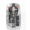 Dexim MW-002RT 2.4Ghz & Bluetooth Kablosuz Şarj Edilebilir Şeffaf Sessiz Mouse-DMA025