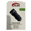 Elba ELB29 3.4 Siyah 2usb Metal Araç Çakmaklık Şarj Aleti Hızlı Şarj
