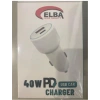 ELBA ELB30-40WPD+USB 40W PD+USB ARAÇ BAŞLIK