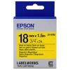 Epson LK-5YB2 Mıknatıslı Sarı Üzeri Siyah 18mm 9Metre Etiket