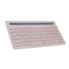 Everest KB-BT84 Pembe-Gri Bluetooth Ultra İnce+Şarjlı Q Mac-Win-Android-Ios Uyumlu Kablosuz klavye