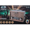 Everton Rt-569  Bluetooth Fm-Usb-Tf-Aux Güneş Enerjili Şarjlı Nostaljik Radyo