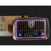 Everton RT-688 Bluetooth Usb-Micro Sd Solarlı Saatli Nostaljik Radyo
