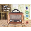 Everton Rt-817  Bluetooth Fm-Usb-Tf-Aux Şarjlı Nostaljik Radyo