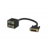Frisby FA-6660C DVI - 2 x VGA Görüntü Çoklayıcı ve Dönüştürücü(DVI-I Erkek - 2 x VGA Dişi)
