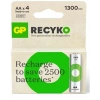 GP AA 1300 mAh Şarjlı Kalem Pil 4lü Paket GP130AAHCEMTR-4LÜ
