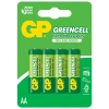 GP Greencel R6 AA Boy Çinko Kalem Pil 4lü Paket GP15G-U4