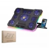 Hadron Dcxa21 Notebook Soğutucu 9-Fan + Telefon Standı 14-18 RGB Siyah