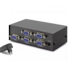 Hadron Hdx1278 4 Port Vga Splitter 200Mhz 1-In 4-Out Siyah