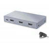HADRON HDX1428 HDMI Splitter EDID 4K 60 Hz 1 Giriş 2 Çıkış Gri