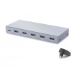 HADRON HDX1429 HDMI Splitter EDID 4K 60 Hz 1 Giriş 4 Çıkış Gri