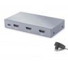 HADRON HDX1431 HDMI Splitter EDID 8K 60 Hz 1 Giriş 2 Çıkış Gri
