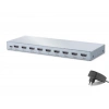 HADRON HDX1433 HDMI Splitter EDID 8K 60 Hz 1 Giriş 8 Çıkış Gri
