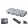 HADRON HDX1436 HDMI Quad Multi Viewer Kumandalı 4 Giriş 1 Çıkış Gri