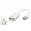 HADRON HDX5263 USB Harici Ses Kartı 7.1 Beyaz
