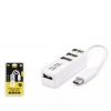 Hadron Hdx7015 Type-C Hub 4-Usb Beyaz (Telefon Uyumlu)