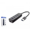 Hadron Hdx7046 Usb Hub 3-Usb3.0 + Type-C 4in1 Siyah