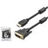HADRON HDX7752 DVI (M) TO HDMI (M) KABLO 24+1 PVC 1.8M SİYAH 1.8M