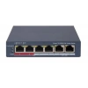 Hikvision DS-3E1106P-EI-M 4 Port PoE 10-100 2-Uplınk Yönetilemez Switch