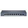 Hikvision DS-3E1510P-SI 8 Port 10-100-1000 Mbps Gigabit Akıllı Yönetilebilir PoE Switch