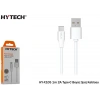 Hytech HY-X105 1m 2A Type-C Beyaz Şarj Kablosu