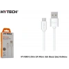 Hytech HY-X88 0.25m 2A Micro Usb Beyaz Şarj Kablos