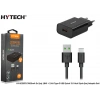 Hytech HY-XE36TB 3500mA Ev Şarj 18W + 2.4A Type-C USB Quick 3.0 Hızlı Siyah Şarj Adaptör Seti