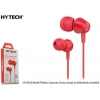 Hytech HY-XK30 Mobil Telefon Uyumlu Kırmızı Kulak İçi Mikrofonlu Kulaklık