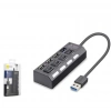 iETOP U3202 USB 3.0 Anahtarlı Hub 4 Port 5 Gbps Siyah