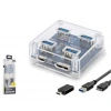 iETOP U331 USB Type-C 3.1 Gen1 Hub 4 Port 5 Gbps Şeffaf