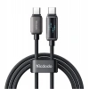 MCDODO CA-2630 36W USB-C TO LIGHTNİNG ŞARJ HIZ GÖSTERGELİ ŞARJ VE DATA KABLOSU- 1.2 M SİYAH