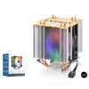 NODAR ND2604 CPU Kule Tipi İşlemci Soğutucu Çift Fanlı 90 mm RGB Siyah