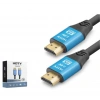 NODAR ND4053 HDMI 2.0 Kablo 4K 60 Hz OD 8.0 mm 10 m Siyah Mavi