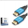 NODAR ND4054 HDMI 2.0 Kablo 4K 60 Hz OD 8.0 mm 15 m Siyah Mavi