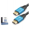 NODAR ND4055 HDMI 2.0 Kablo 4K 60 Hz OD 8.0 mm 20 m Siyah Mavi