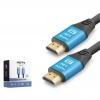 NODAR ND4056 HDMI 2.0 Kablo 4K 60 Hz OD 8.0 mm 25 m Siyah Mavi