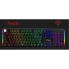 North Shield Blue Switch Türkçe Q RGB Mekanik Gaming Klavye