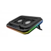 Rampage S55 Angel Siyah 5 Mod RGB 120-120mm 2 Fanlı 14-17 Led Ekranlı Notebook Soğutucu Stand