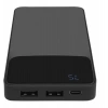 S-link P107 10000mAh Type-C 10W Siyah Gizli LED Taşınabilir Pil Şarj Cihazı Powerbank