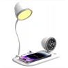 S-link SL-CW21 Beyaz Telefon Uyumlu Fast Şarj 15W Ayarlanabilir Led Işıklı  Masa Lambası