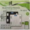 Techfit Dijital Baskül TF-1075 (Bluetooth Özellikli) Hassas Ölçüm (2.5-180kg)