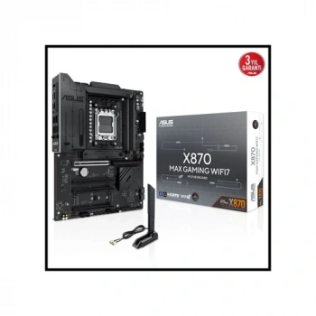 Asus X870 Max Gamıng Wıfı7 Am5 8000mhz M.2 Hdmı Dp Atx Anakart