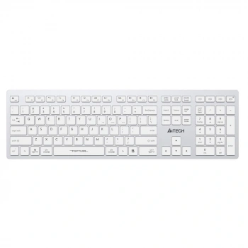 A4 Tech Fstyler FBX50C Beyaz Bluetooth+2.4G Nano Fn Şarjlı Multimedya Klavye